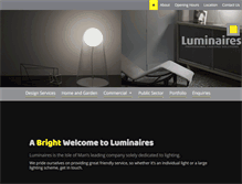 Tablet Screenshot of luminaires.co.im